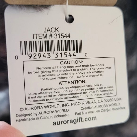 *NEW* AURORA Jack Dapple Grey Horse Pony Plush 11" 2022 - Picture 7 of 7